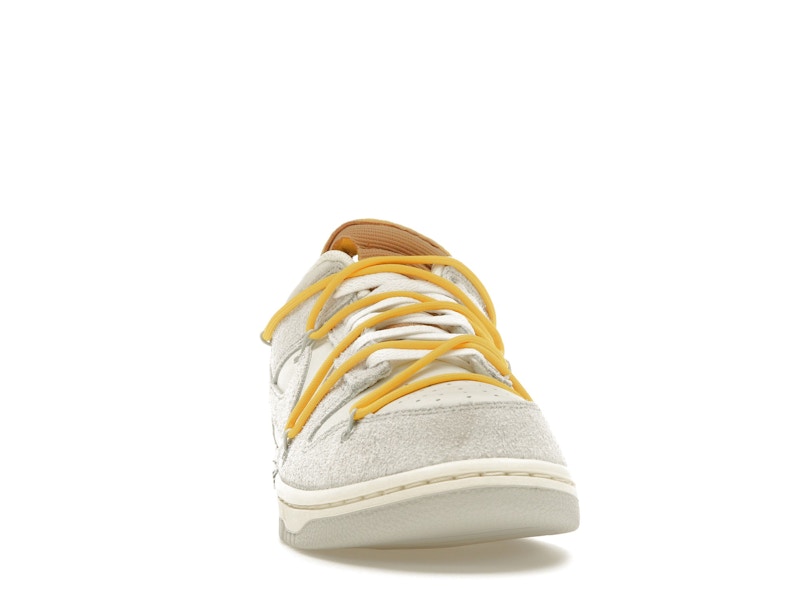Nike Dunk Low Off White Lot 39 - Sail/Neutral Grey-Amarillo - DJ0950-109 - 09