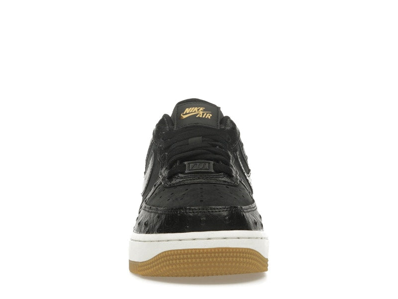 Nike Air Force 1 Low '07 Black Ostrich Gum (Women's), vista a 360 gradi 10 di 36