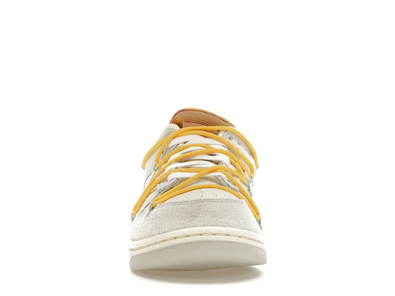 Nike Dunk Low Off White Lot 39 - Sail/Neutral Grey-Amarillo - DJ0950-109 - 10