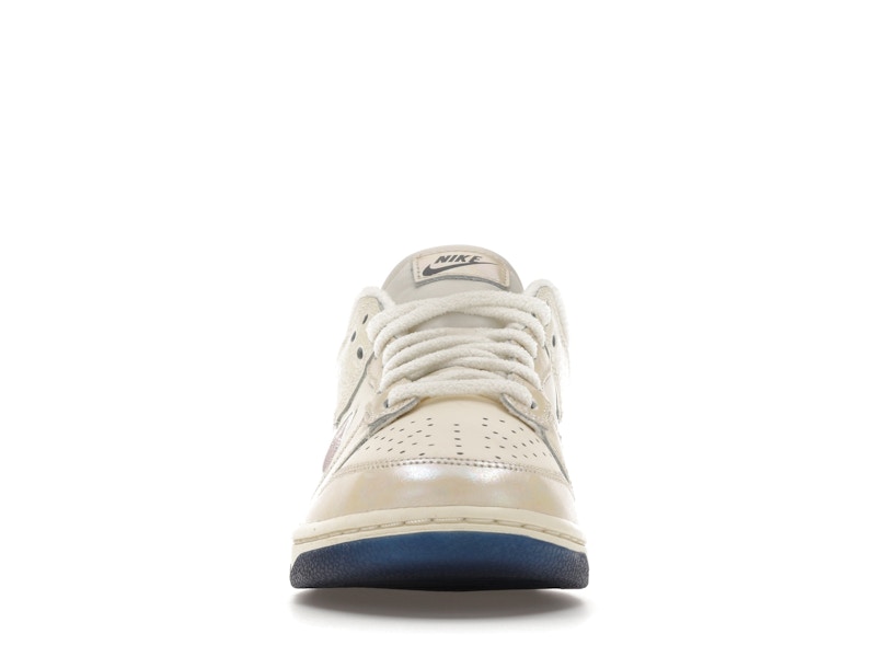 Nike Dunk Low Metallic Jewel Swoosh Sail Womens - Sail/Sail-Black - IM6571-027 - 10