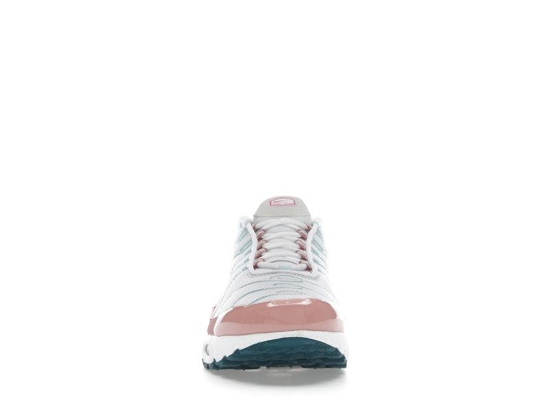 Nike Air Max Plus White Red Stardust Jade Ice Siren Red (GS), vista a 360 gradi 10 di 36