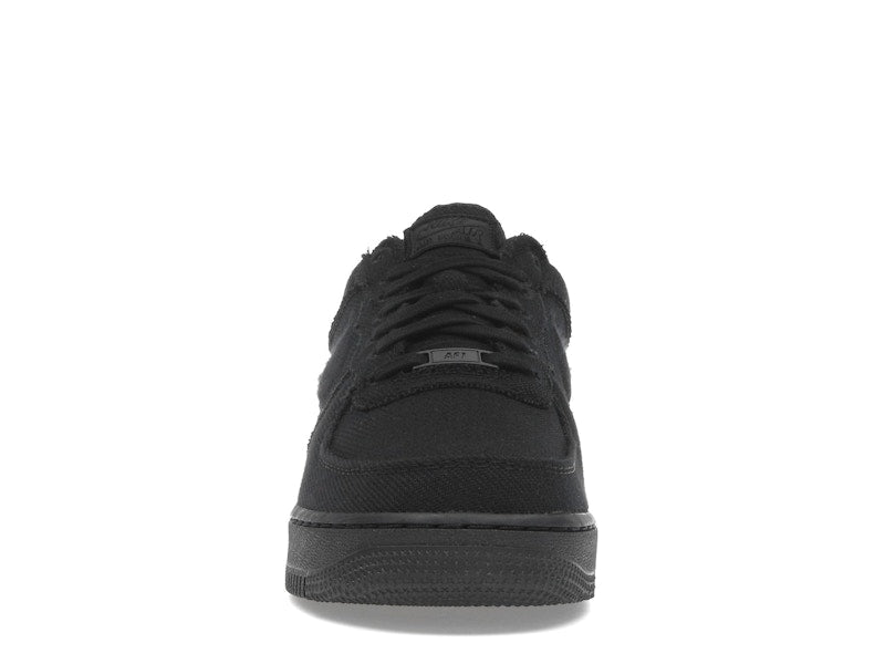 Nike Air Force 1 Low Triple Black Canvas, vista a 360 gradi 10 di 36