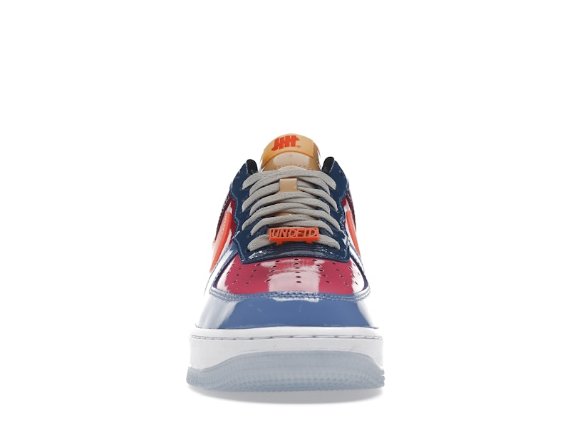 Nike Air Force 1 Low Undefeated Multi Patent - Polar/Total Orange-Multi-Color - DV5255-400 - 10