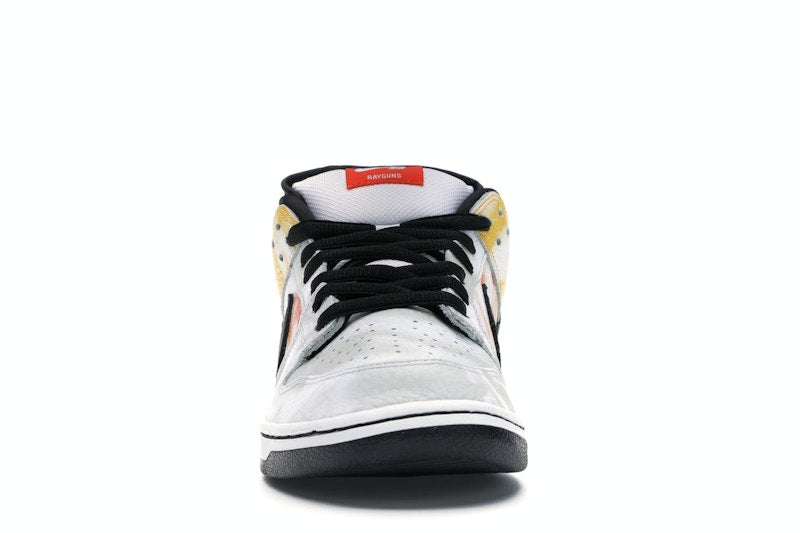 Nike SB Dunk Low Raygun Tie-Dye White - White/Black-Orange Flash - BQ6832-101 - 10