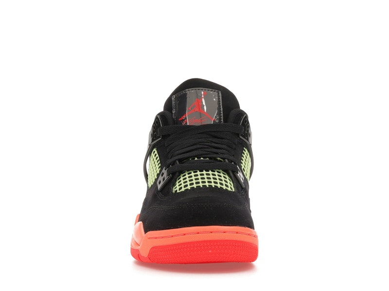 Air Jordan 4 Retro Black Infrared Barely Volt (GS) - Black/Infrared 23/Bright Mango/Barely Volt/White - II1271-001 - 10