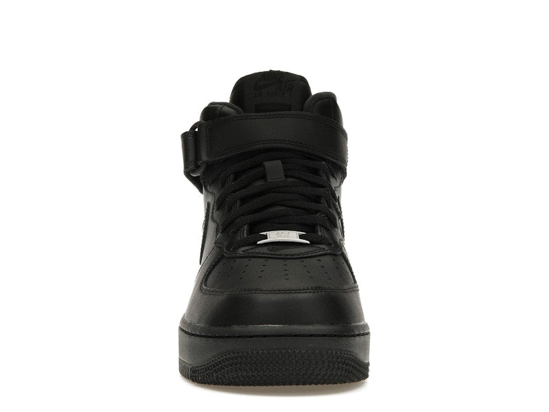Nike Air Force 1 Mid Supreme Black, vista a 360 gradi 10 di 36