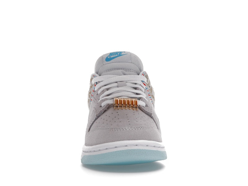 Nike Dunk Low Barbershop Grey - Grey/White/Teal - DH7614-500 - 10