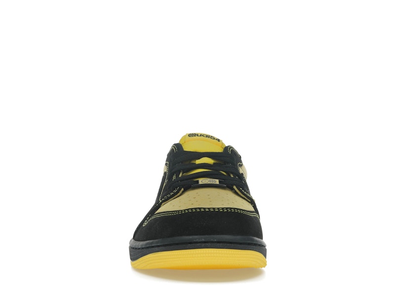 Air Jordan 1 Retro Low OG Quai 54 Black Tour Yellow Red