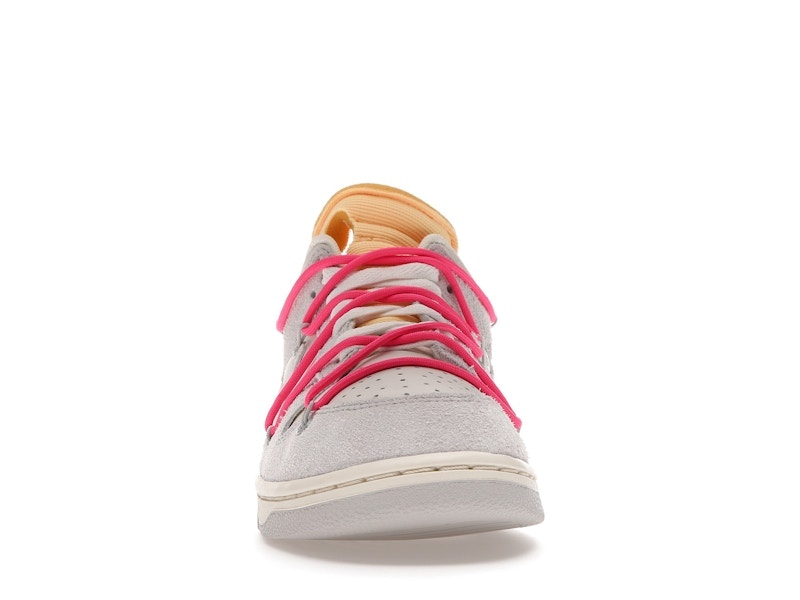 Nike Dunk Low Off White Lot 17 - Sail/Neutral Grey-Hyper Pink - DJ0950-117 - 10