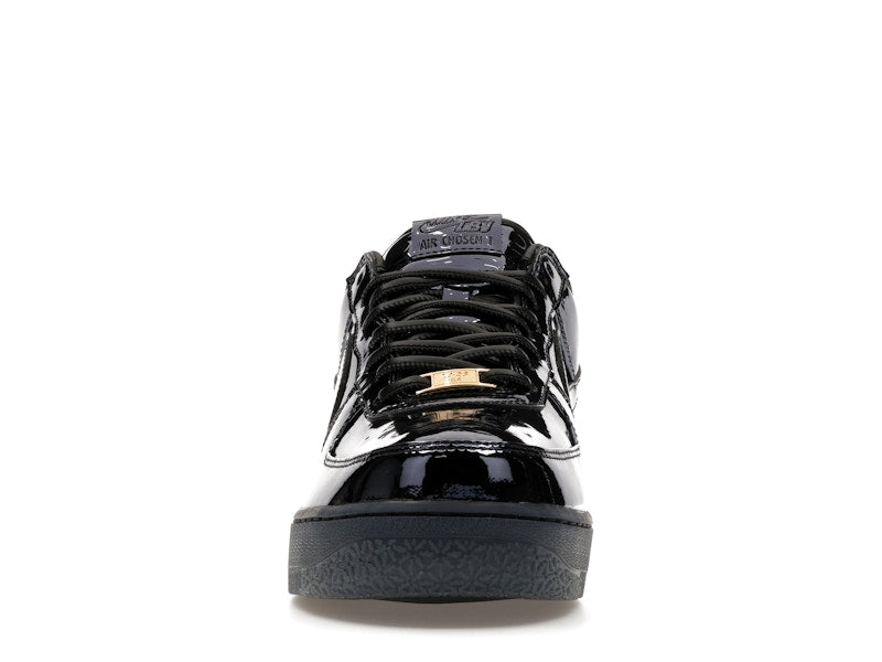 Nike Air Force 1 Low Lebron James Black Patent - Black/Black/Metallic Gold - IO6129-001 - 10