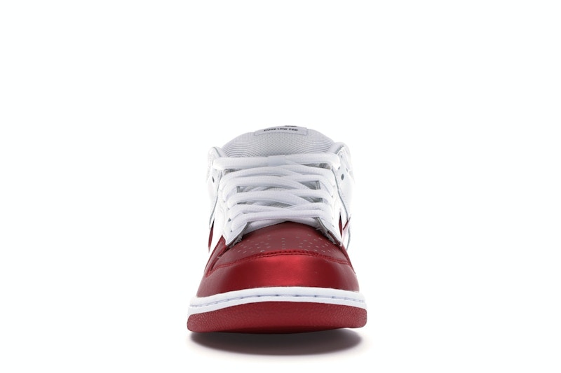 Nike Sb Dunk Low Supreme Jewel Swoosh Red - Varsity Red/Varsity Red-White-Black - CK3480-600 - 10