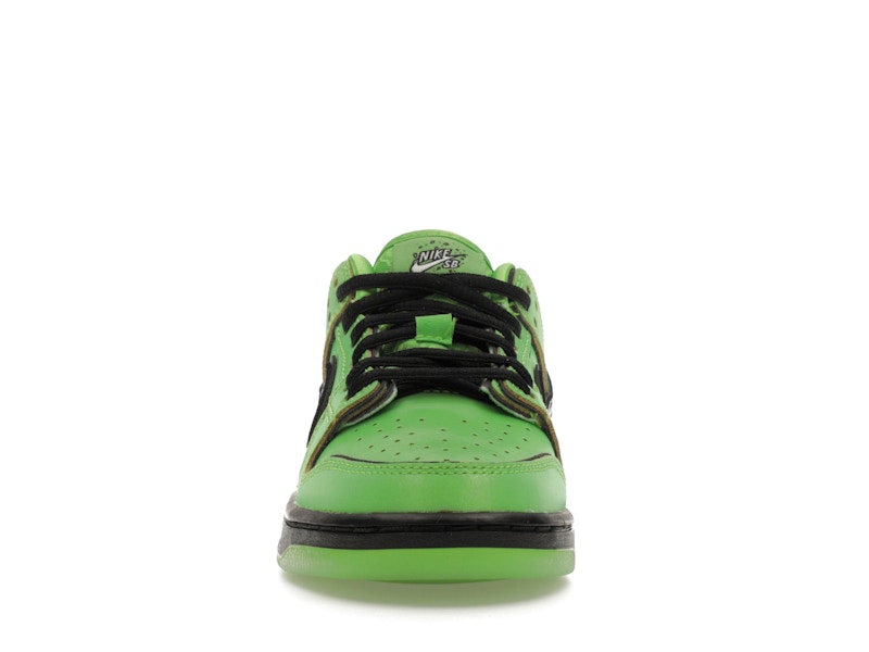 Nike Sb Dunk Low The Powerpuff Girls Buttercup (PS) - Mean Green/Black/Lotus Pink - FZ8832-300 - 10