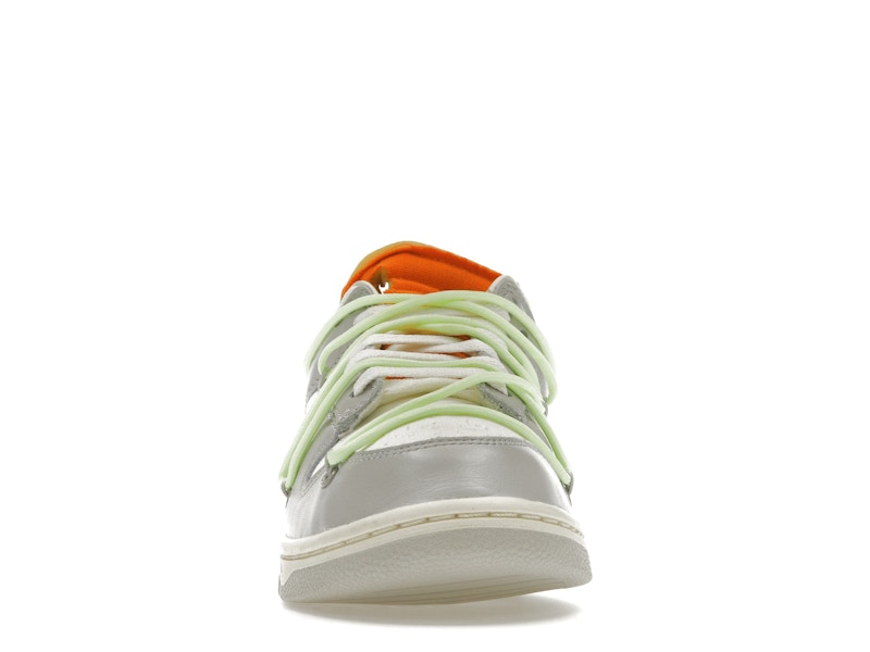 Nike Dunk Low Off White Lot 43 - Sail/Neutral Grey-Barely Volt - DM1602-128 - 10