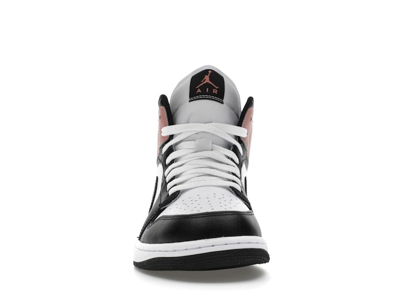Air Jordan 1 Mid White Rust Pink Black