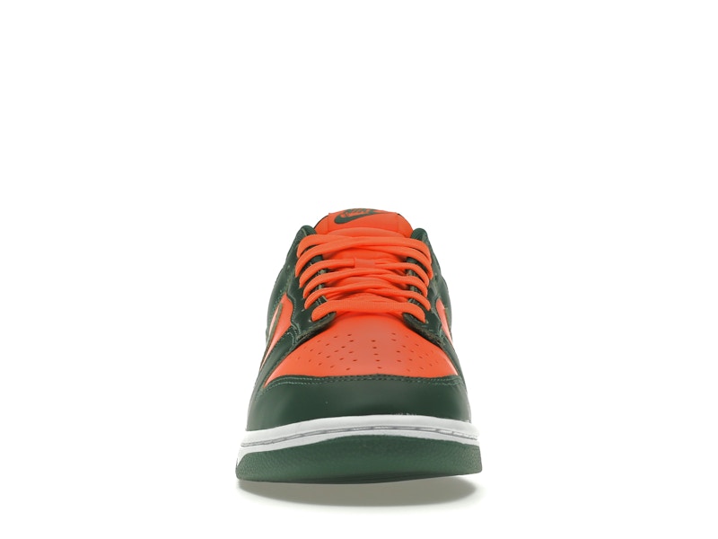 Nike Dunk Low Retro Miami Hurricanes - Team Dark Green/Team Orange-White - DD1391-300 - 10