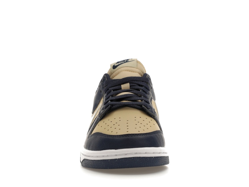 Nike Dunk Low Next Nature Midnight Navy Gold (Women's), vista a 360 gradi 10 di 36