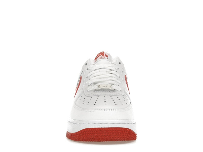 Nike Air Force 1 07 Dragon Red - White/White/Dragon Red - FJ4146-106 - 10