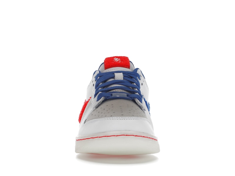 Nike Dunk Low Retro Prm Year Of The Rabbit White Crimson Varsity Royal - White/Crimson-Varsity Royal - FD4203-161 - 10