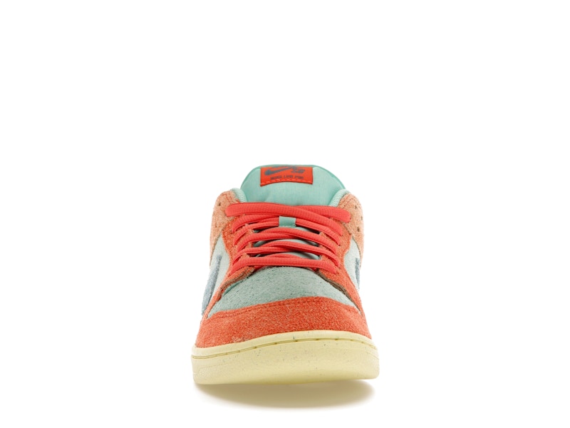 Nike Sb Dunk Low Orange Emerald Rise - Orange/Noise Aqua-Emerald Rise-Lemon Chiffon - DV5429-800 - 10