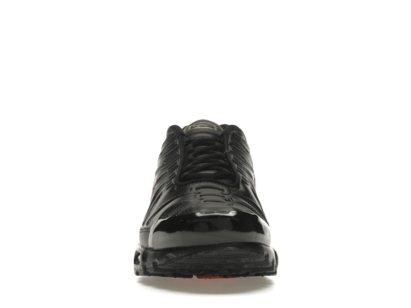 Nike Air Max Plus Premium Bred - Black/Black/Metallic Gold/University Red - FZ3038-001 - 10