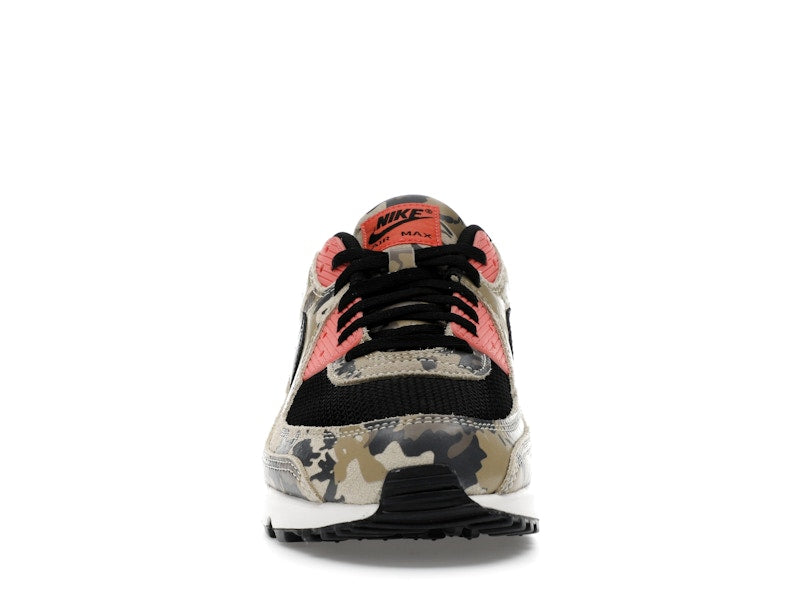 Nike Air Max 90 Premium Magic Ember Camo - Light Khaki/Black/Magic Ember/Mink Brown/Medium Ash/Parachute Beige - IF1721-200 - 10