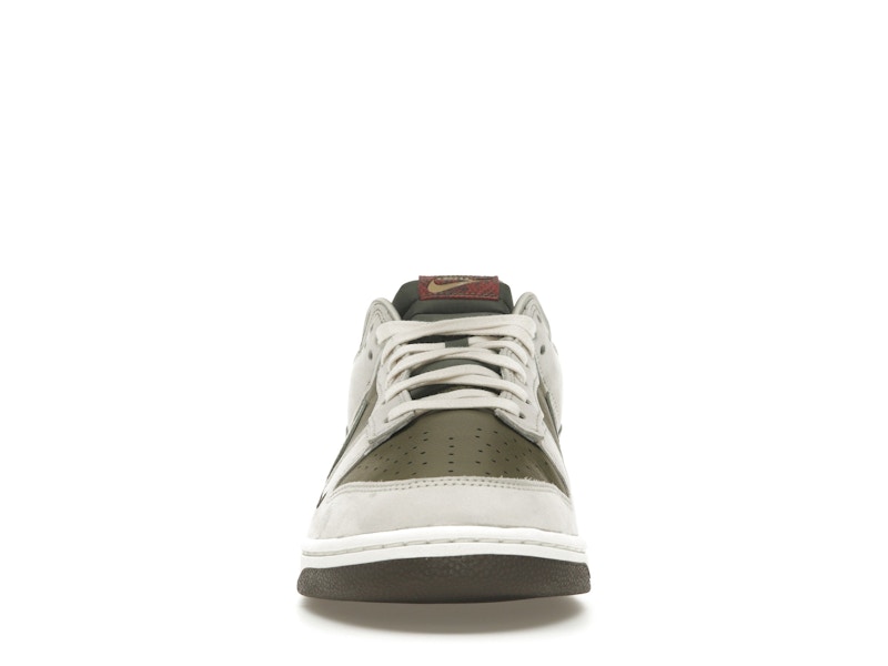 Nike Dunk Low Year Of The Snake 2025 - Medium Olive/Jade Horizon-Sail-Ironstone-University Red-Sail - HV5980-231 - 10