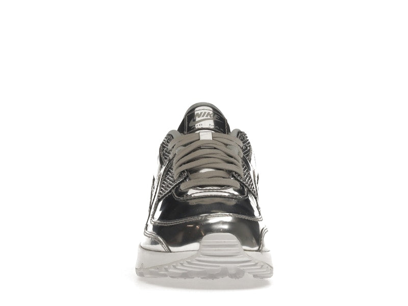 Nike Air Max 90 Metallic Silver 2020 (W) - Metallic Silver/Metallic Silver-White - CQ6639-001 - 10