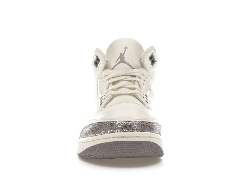 Air Jordan 3 Retro Sail Cement Grey, vista a 360 gradi 10 di 36