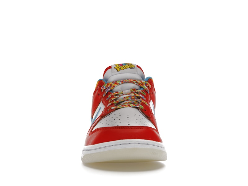 Nike Dunk Low Qs Lebron James Fruity Pebbles - Habanero Red/Laser Blue/White - DH8009-600 - 10