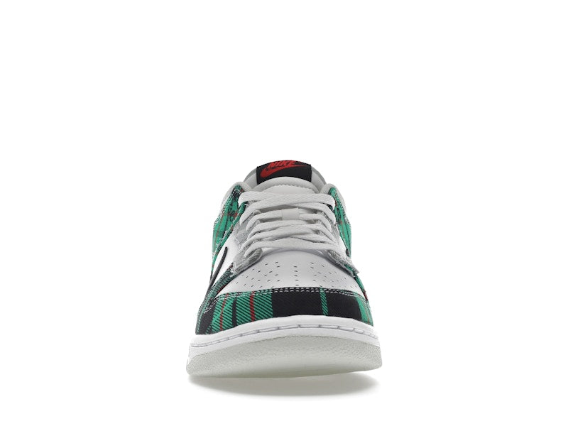 Nike Dunk Low Tartan Plaid - White/Black-White-University Red-Stadium Grey-Light Silver - DV0827-100 - 10