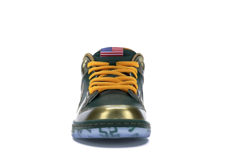 Nike Sb Dunk Low Doernbecher 2018 - Fir/University Gold-Metallic Gold - BV8740-377 - 10