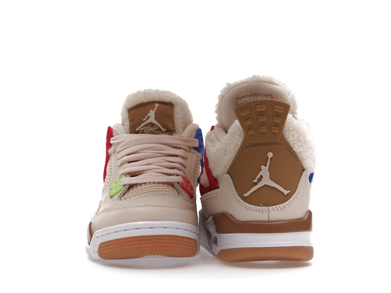 Air Jordan 4 Retro Where The Wild Things Are (GS) - Pearl White/Dark Driftwood-Gym Red - DH0572-264 - 10