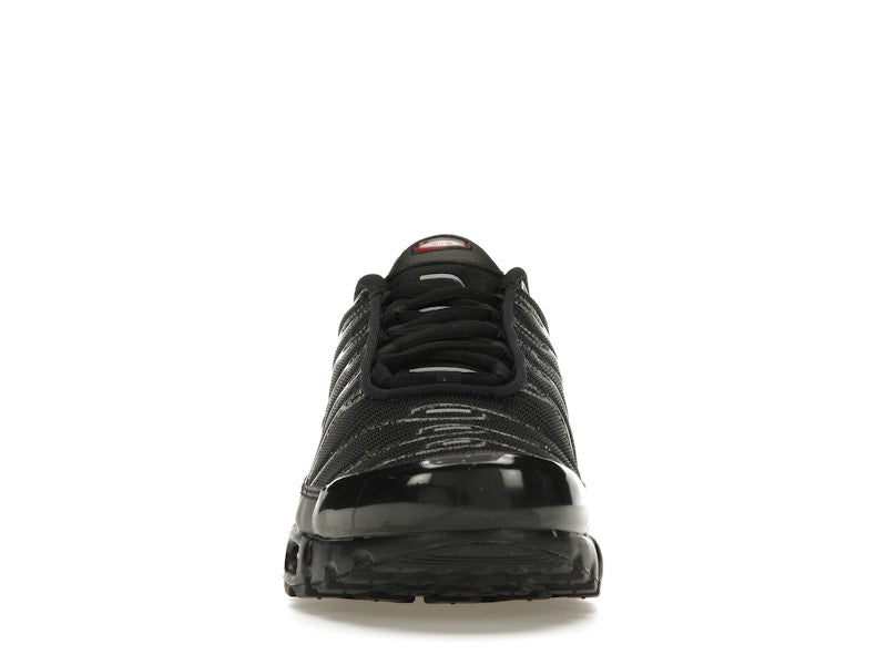 Nike Air Max Plus Black University Red Metallic Silver