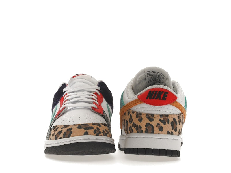 Nike Dunk Low Safari Mix (W) - White/Washed Teal/Electro Purple - DN3866-100 - 10