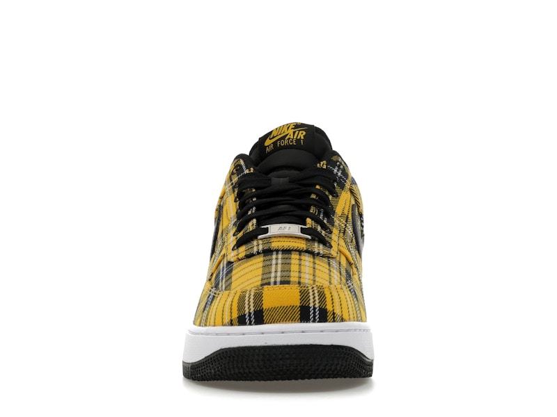 Nike Air Force 1 Low Clueless Yellow Plaid Womens - Multi-Color/Black/Yellow Ochre/White - IR5596-900 - 10