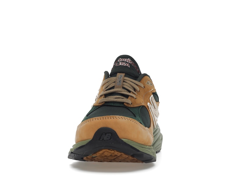 New Balance 990v3 MiUSA Tan Green, vista a 360 gradi 11 di 36