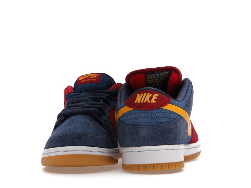 Nike Sb Dunk Low Barcelona - Maroon/Navy-Gold - DJ0606-400 - 11