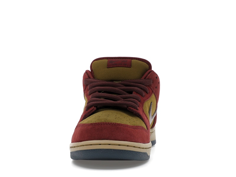 Nike SB Dunk Low Dark Team Red Olive Flak, vista a 360 gradi 11 di 36