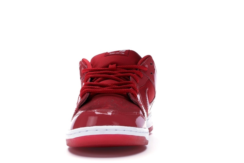 Nike Dunk Sb Low Red Patent Leather - Varsity Red/White-Varsity Red - 304292-616 - 11