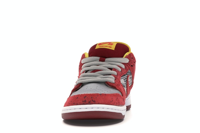 Nike Dunk Sb Low Rukus Crawfish - Action Red/Metallic Silver-Tour Yellow - nike-dunk-sb-low-rukus-crawfish - 11