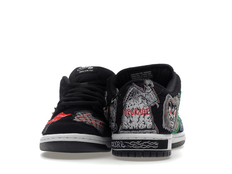 Nike Dunk Sb Low Pro Qs Neckface - Black/White-Multi Color - DQ4488-001 - 11
