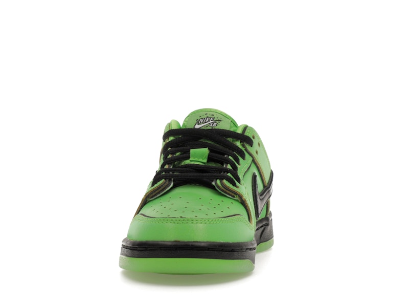 Nike Sb Dunk Low The Powerpuff Girls Buttercup (PS) - Mean Green/Black/Lotus Pink - FZ8832-300 - 11