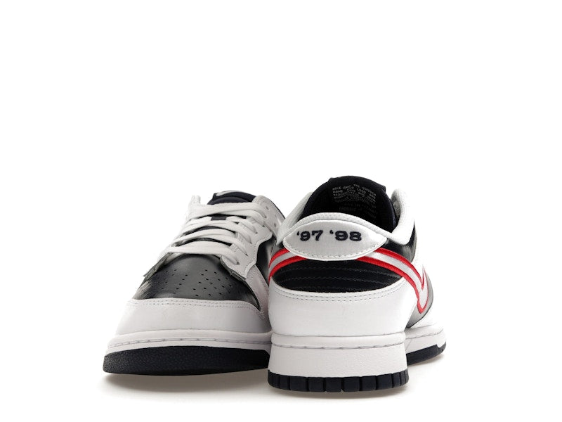 Nike Dunk Low Houston Comets Four Peat Womens - White/Obsidian/Wolf Grey/University Red - DZ2780-100 - 11