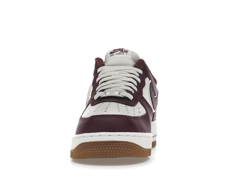 Nike Air Force 1 Low College Pack Night Maroon - Sail/Night Maroon-Gum Medium Brown - DQ7659-102 - 11