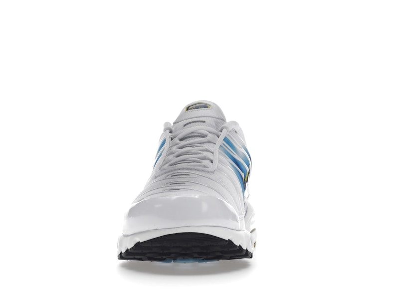Nike Air Max Plus Spray Paint Swoosh White Blue - White/Blue/Yellow - DX8962-100 - 11