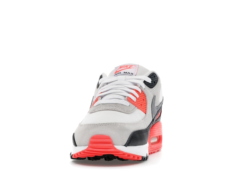 Nike Air Max 90 Infrared 2026 Iu1055 100 - White/Cement Grey/Infrared/Black - IU1055-100 - 11