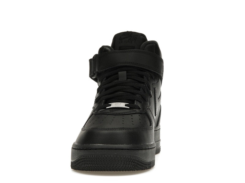 Nike Air Force 1 Mid Supreme Black, vista a 360 gradi 11 di 36