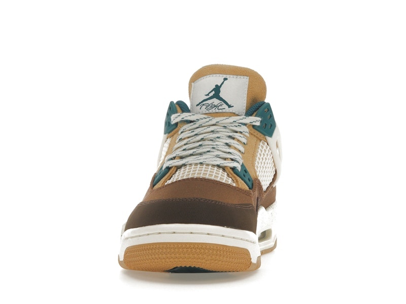 Air Jordan 4 Retro Cacao Wow (GS) - Cacao Wow/Geode Teal/Ale Brown/Twine/Sail/Luminous Green - FB2214-200 - 11