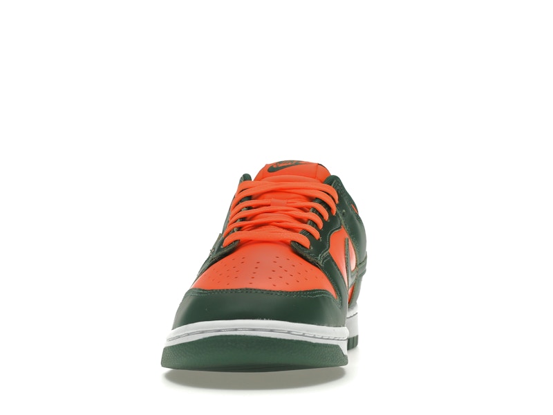 Nike Dunk Low Retro Miami Hurricanes - Team Dark Green/Team Orange-White - DD1391-300 - 11