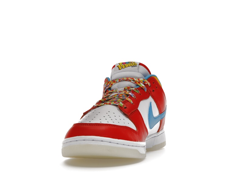 Nike Dunk Low Qs Lebron James Fruity Pebbles - Habanero Red/Laser Blue/White - DH8009-600 - 12